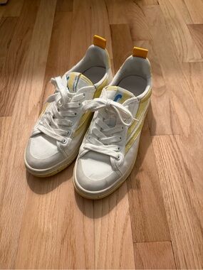 ONCEPT White & Yellow Low-Top Sneakers